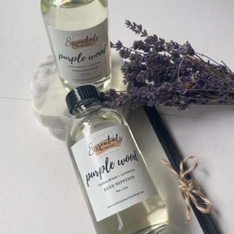 PURPLE WOOD - REED DIFFUSER